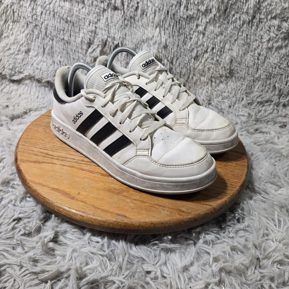 Adidas Breaknet Retro Shoes White Black Womens Size 8.5 Athletic Shoes FX8724
